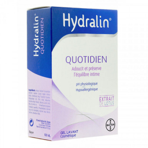 Hydralin Quotidien Gel Lavant Equilibre Intime 100ml
