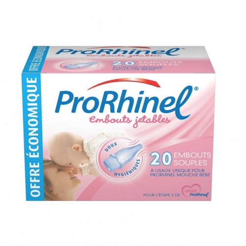 ProRhinel Embouts souples jetables - 10 embouts - Pharmacie en