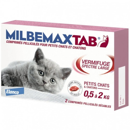 Milbemaxtab Chaton 2 Comprimes Pharmacie En Ligne Citypharma