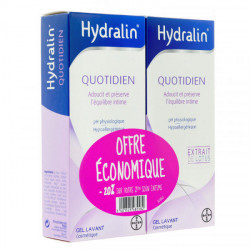 Hydralin quotidien lingettes intimes x 10