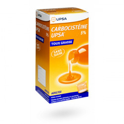 UPSA Carbocistéine 5% sans sucre 200 ml