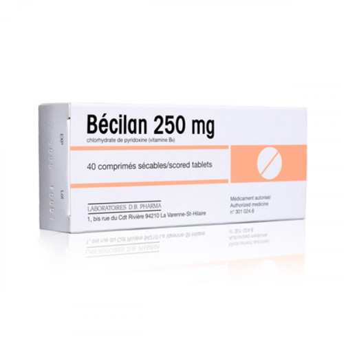 BECILAN 250 mg, 40 comprimés sécables