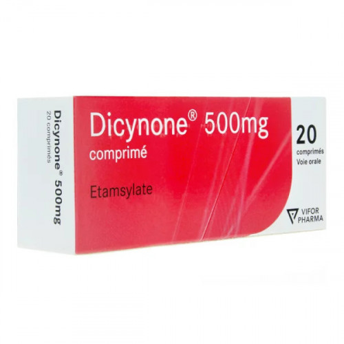 Dicynone 500 mg 20 comprimés