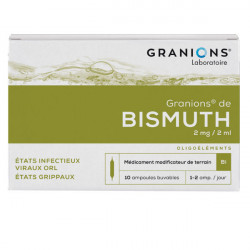 Granions de bismuth 2mg/2ml 10 ampoules