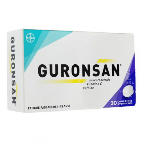 Guronsan, 400/500/50 mg x 20 comp eferv - Farmácia Santa Marta