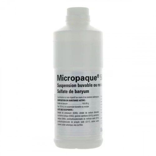 MICROPAQUE suspension buvable ou rectale 150 ml