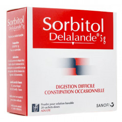 Sorbitol Delalande 5 g poudre 20 sachets