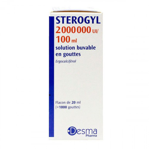 STEROGYL 2 000 000 UI/100 ml, solution buvable en gouttes 20ml