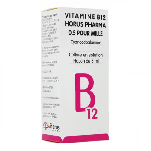 Vitamine B12 Horus collyre 5 ml