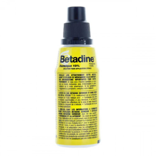 Betadine Dermique 10% solution 125 ml