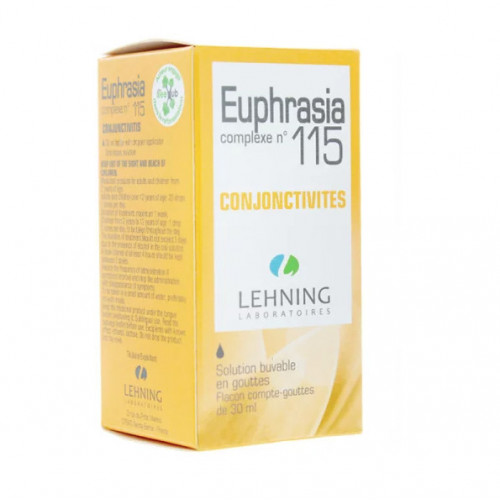 LEHNING COMPLEXE N° 115 EUPHRASIA, flacon compte-gouttes de 30 ml