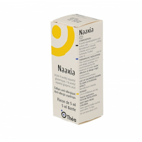 NAAXIA, collyre, flacon de 5 ml