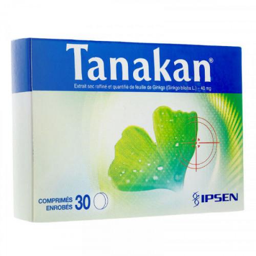 Tanakan 40 mg 30 comprimés