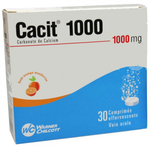 CACIT 1000 mg 30 comprimés effervescents