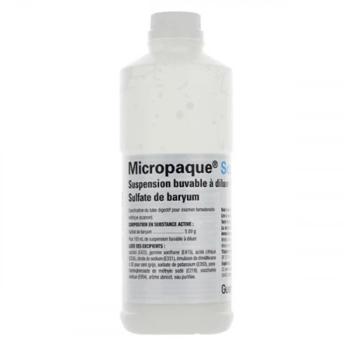 Micropaque Scanner suspension buvable 150 ml