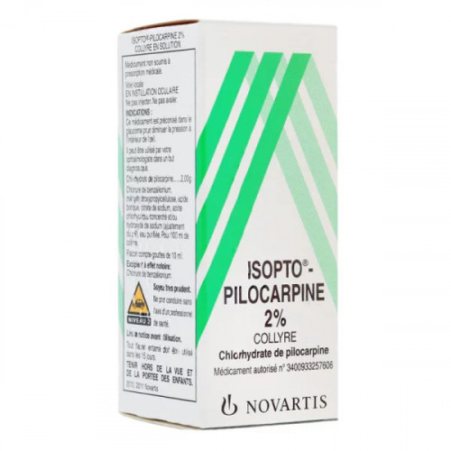 Isopto-pilocarpine 2% collyre 10 ml