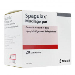 Spagulax Mucilage pur granulés 20 sachetsose