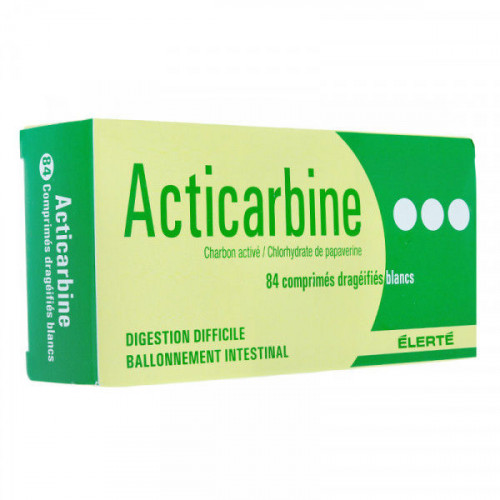 Acticarbine 84 comprimés enrobé
