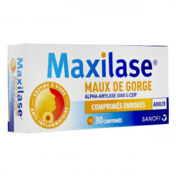 Maxilase maux de gorge 30 comprimés