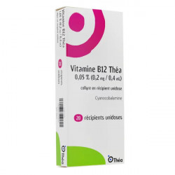 Vitamine B12 Thea collyre 20 récipients unidoses