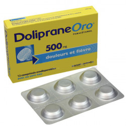 DOLIPRANEORO 500 mg, 6 comprimés