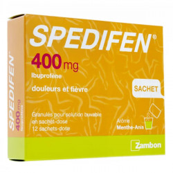 Spedifen 400 mg granulés 12 sachets