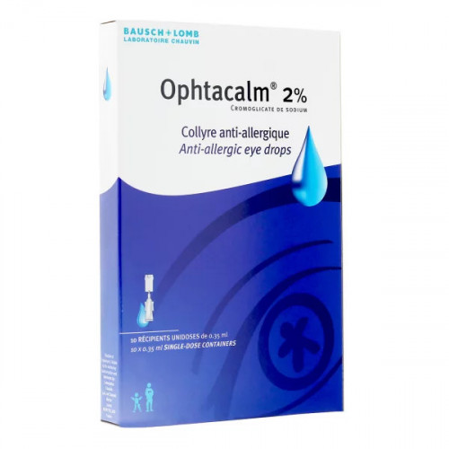 Ophtacalm 2% collyre 10 unidoses