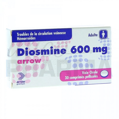 DIOSMINE ARROW 600 mg, 30 comprimés pelliculés