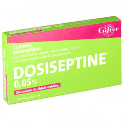 Dosiseptine® 0,05 % 10 unidoses