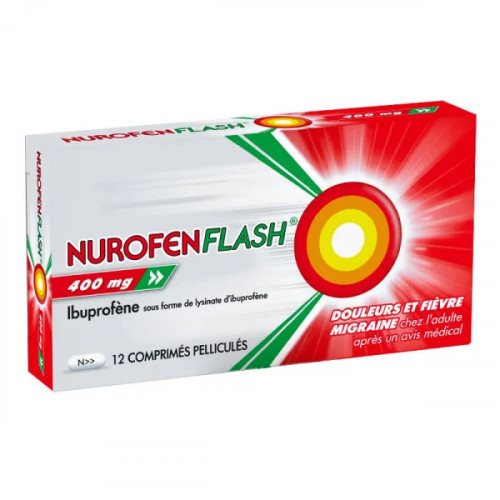 Nurofen Flash 400 mg 12 comprimés