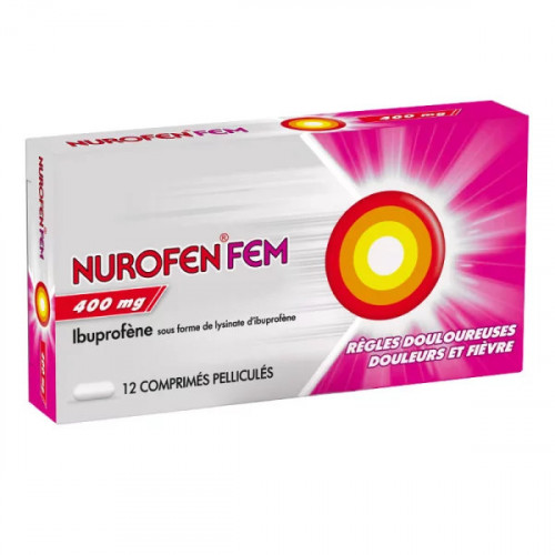 NurofenFem 400 mg 12 comprimés