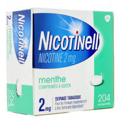 Nicotinell 2mg Menthe 204 comprimés