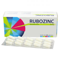 RUBOZINC 15 mg, 60 gélules
