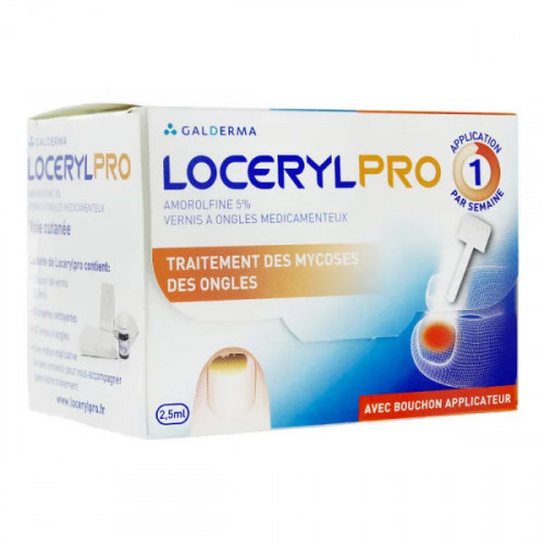 Loceryl 5% vernis à ongles médicamenteux - traitement des mycoses