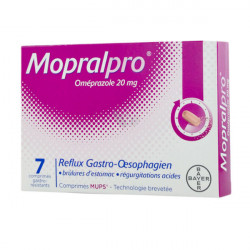 MOPRALPRO 20 mg, 7 comprimés gastro-résistants