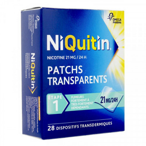 Niquitin patch anti tabac 21mg/24 h 28 patchs