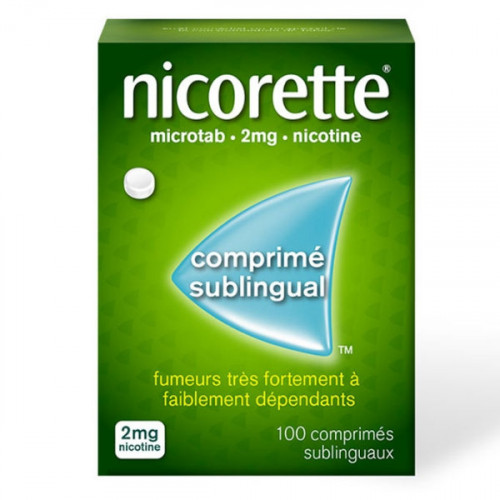  Nicorette Microtab 2mg Comprimé Sublingual x 100