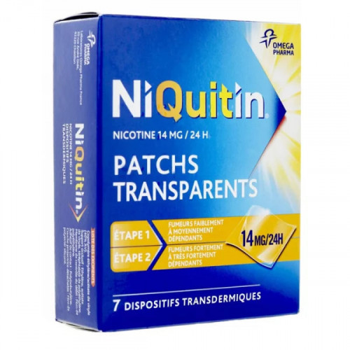 Niquitin 14mg/24h 7 patchs
