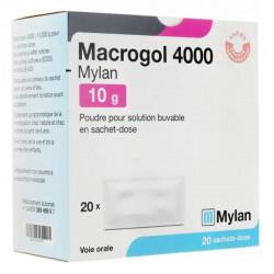 Macrogol 4000 Mylan solution buvable 20 sachets
