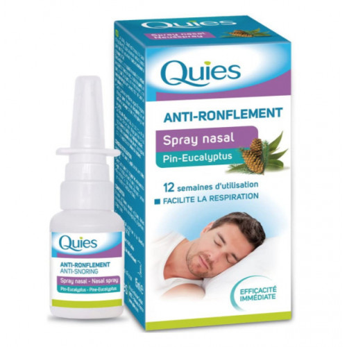 QUIES ANTI-RONFLEMENT Spray nasal Pin Eucalyptus 15 ml -  Pharma-Médicaments.com