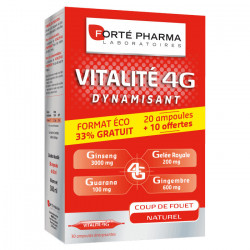 Forté Pharma Vitalité 4G dynamisant 30 ampoules