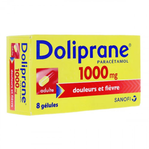 Pharmacie Lafitte - Médicament Doliprane 1000 Mg Suppositoires Adulte  2plq/4 (8) - Paracétamol - BOUILLARGUES