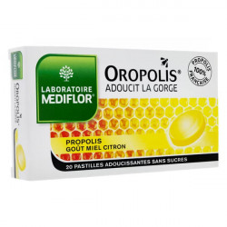 Oropolis miel citron 20 pastilles