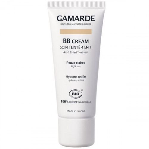 Gamarde BB Cream Soin Teinté 4 en 1 Bio 40 g - Teinte : Peaux Claires