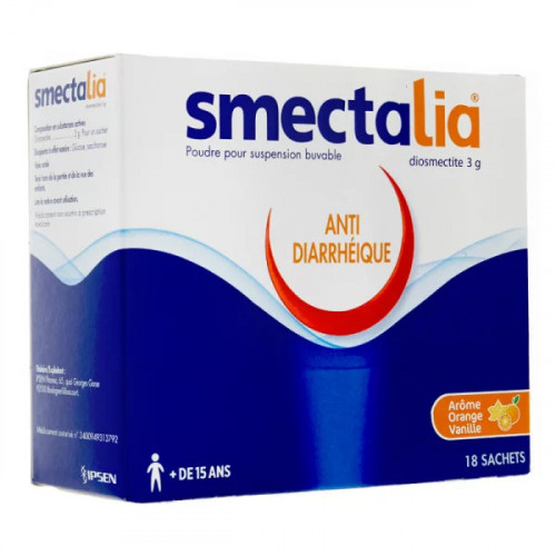 Smectalia orange-vanille 18 sachets