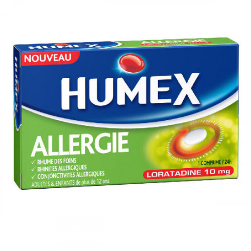 HUMEX ALLERGIE LORATADINE 10 mg, comprimé, boîte de 7