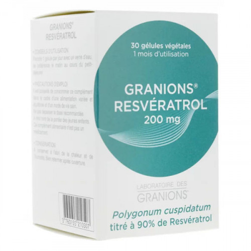 Granions resvératrol 200 mg 30 gélules