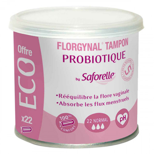 Saforelle Florgynal Tampon Probiotique 22 Normal