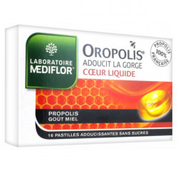 Médiflor Oropolis Coeur Liquide Pastilles Adoucissantes 16 Pastilles