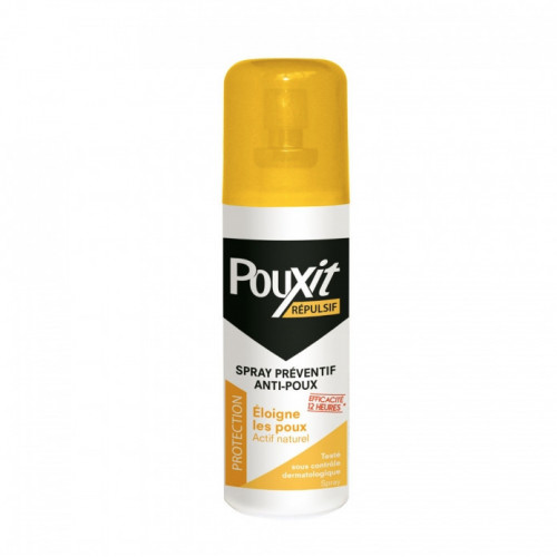 POUXIT Répulsif Spray Préventif Anti-Poux 75 ml